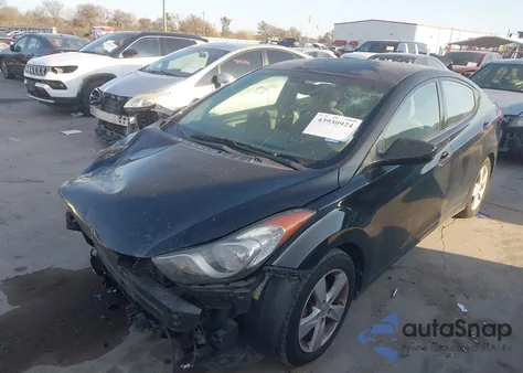 2013 Hyundai Elantra Gls из США, поврежденный, VIN 5NPDH4AE7DH372827